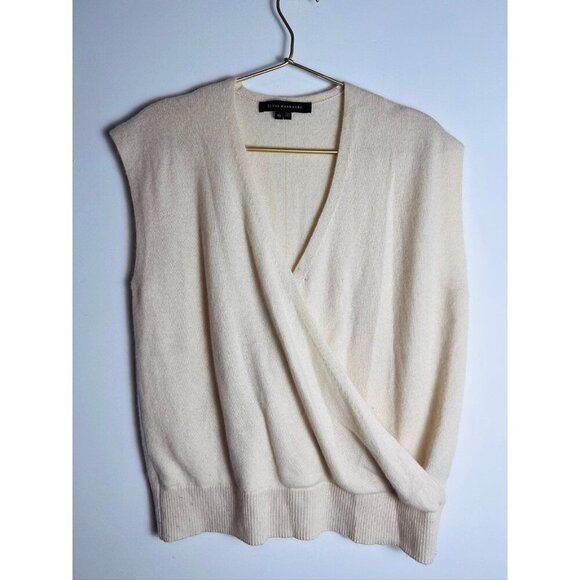 Skull cashmere Sleeveless wrap Sweater Vest XS - Picture 1 of 9